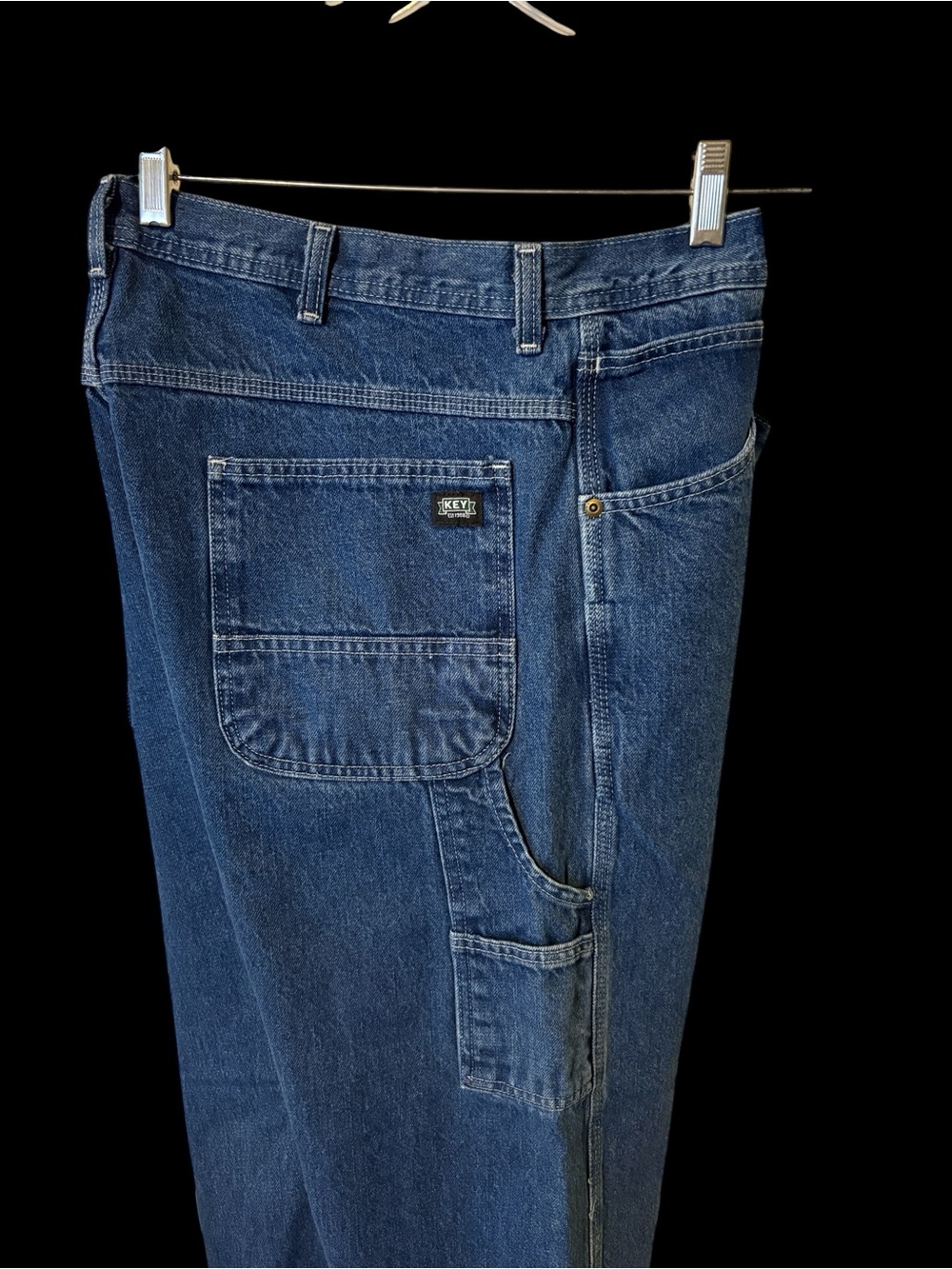 Key Men's Blue Carpenter Jeans